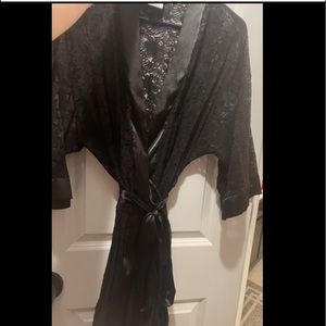 Sheer Lace Robe by Apt 9 Size L